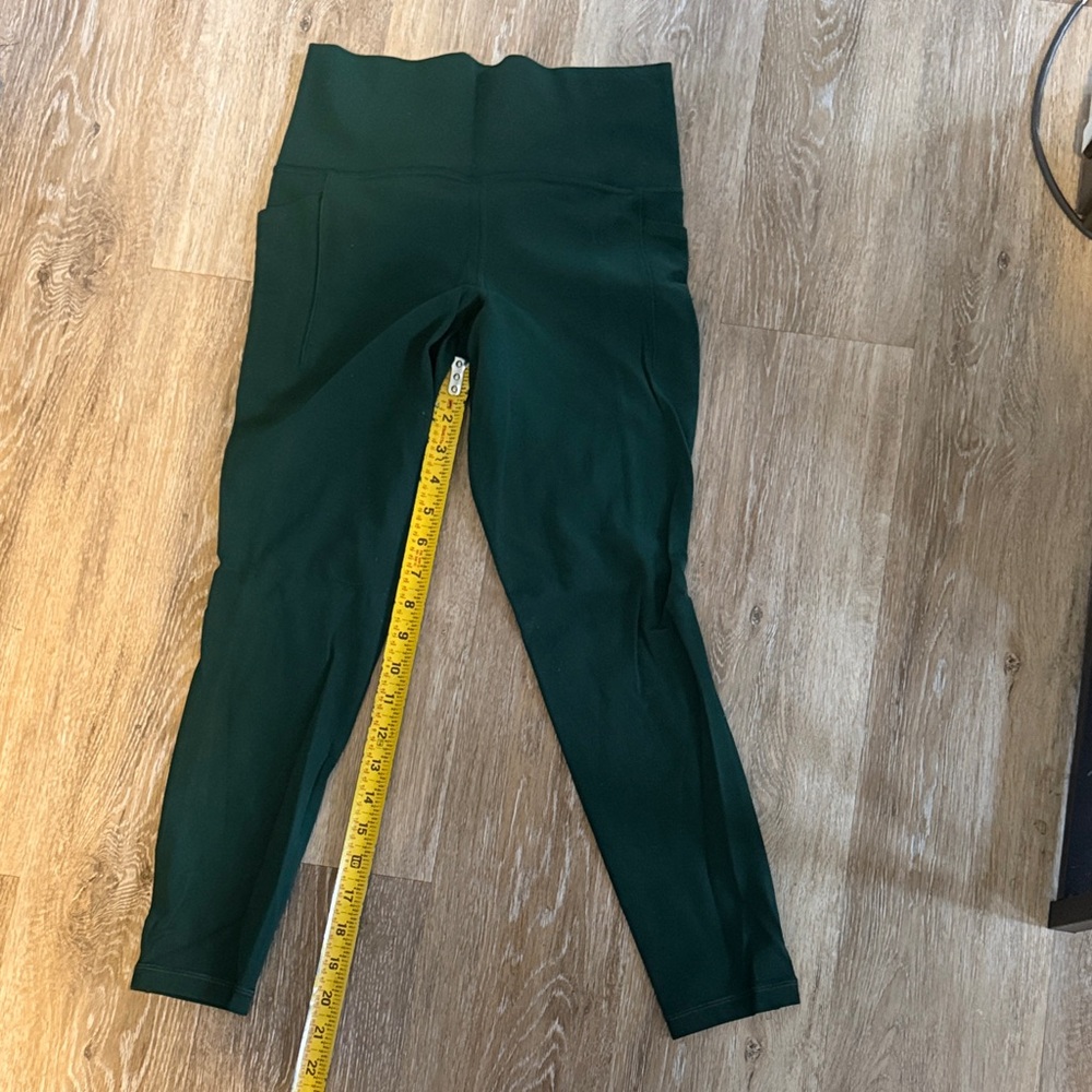 Dark Green High-Waisted Leggings